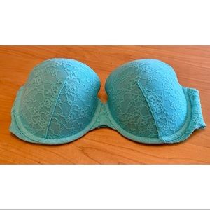 Victoria’s Secret Lace Strapless Bra 38D